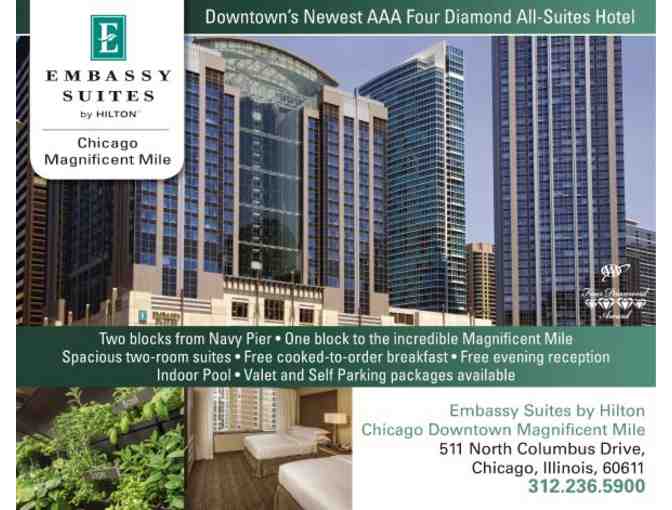 Embassy Suites by Hilton Chicago Mag Mile - One Night Stay with Breakfast