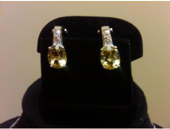 Sterling Gemstone Necklace & Earrings