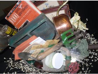 Vintage Garden Party Basket