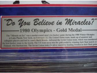 'Do You Believe in Miracles?' 1980 United States Flag Signed by the U.S. Ice Hockey Team