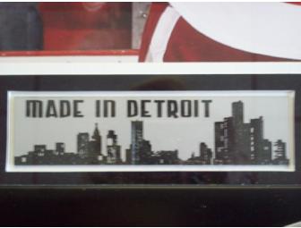 'Made In Detroit' Detroit Red Wing/Kid Rock Framed Photo featuring Tomas Holmstrom