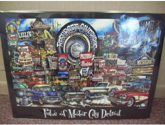 'Pubs of Motor City Detroit' 18' by 24' Pubster Print