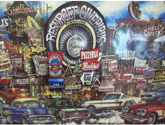 'Pubs of Motor City Detroit' 18' by 24' Pubster Print