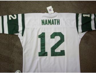 Joe Namath White #12 Jets Jersey