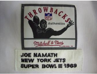 Joe Namath White #12 Jets Jersey