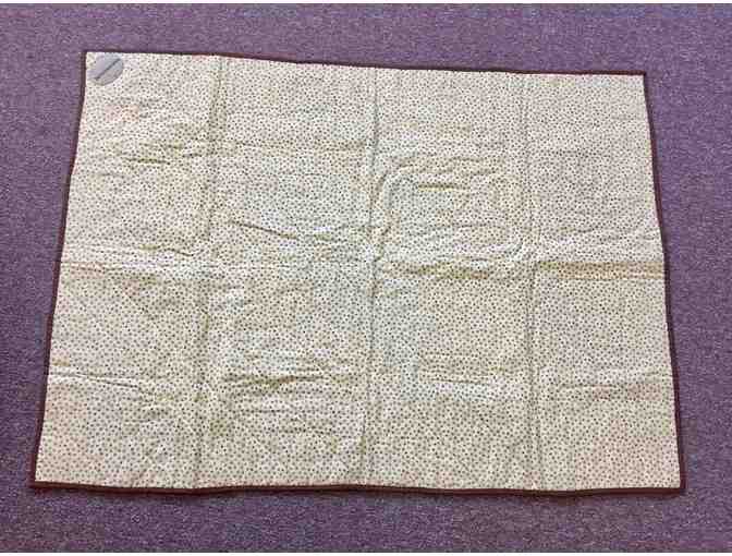 Hand-made Quilt Brown and Crimson