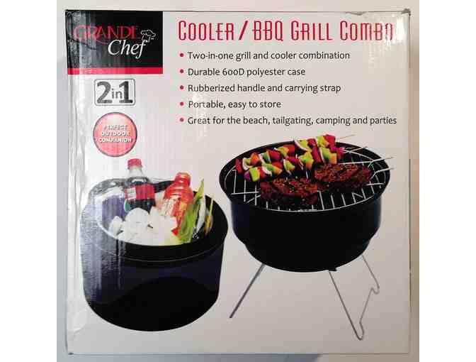 Grande Chef 2-in-1 Cooler & BBQ Grill Combo
