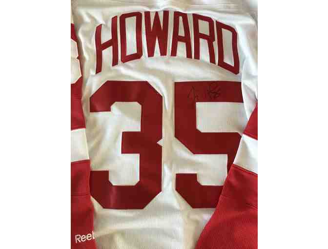 Detroit Red Wings Jimmy Howard Autographed Jersey