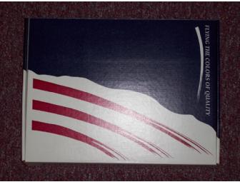 United States Flag with certificate to have flag flown over the United States Capitol