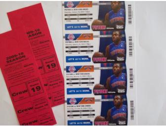 Detroit Pistons Tickets for 4 w/2 Premium Parking Passes