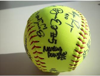 An Official NCAA Championship Softball Autographed by 2009 University of Michigan Softball Team