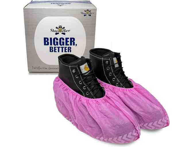 ShuBee Original and Waterproof Shoecovers, Nitrile Gloves