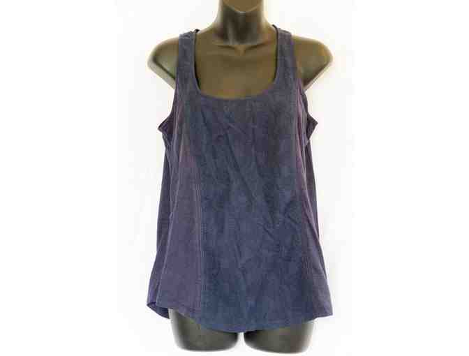 Lucky Brand Navy Embroidered tank - Womens size small