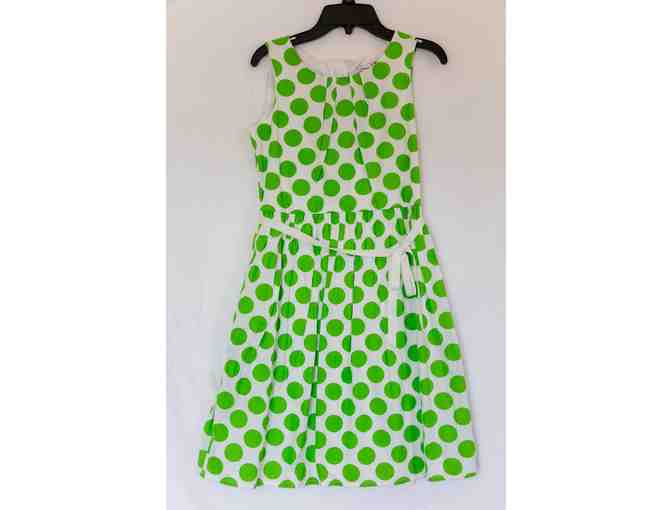 Speechless dress - green and white fit and flare - girls size 16