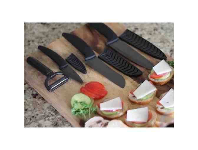 Miracle Blade World Class Series White 7-piece Ceramic Knife Set