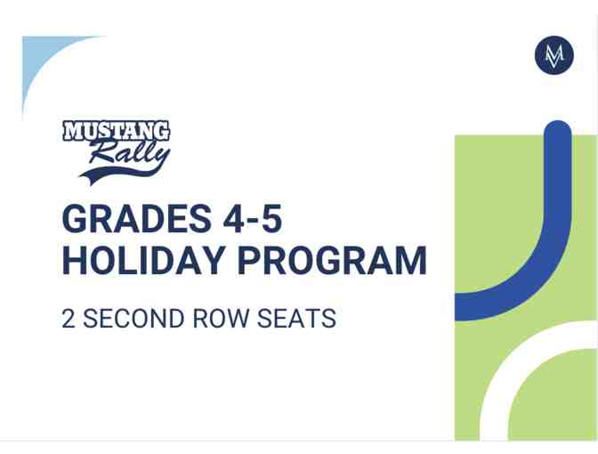 G 4-5 Holiday Program Second Row- 2 Seats - Photo 1