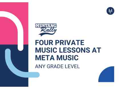 Four Private Music Lessons at Meta Music