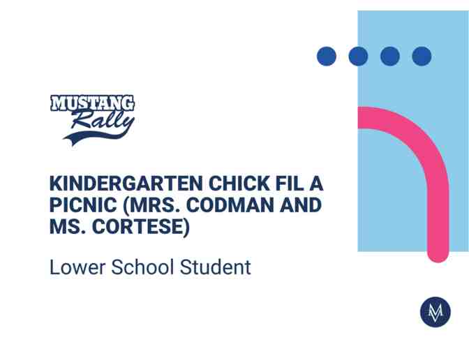 Kindergarten Chick Fil A Picnic (Mrs. Codman and Ms. Cortese) - Photo 1