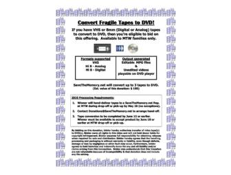 Video Tape to DVD Conversion