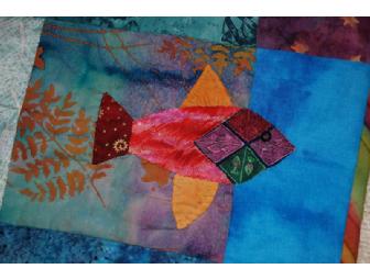 'Fish Story' Baby Quilt