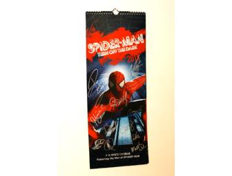 Signed Spiderman Turn Off the Dark 2013-2014 Calendar