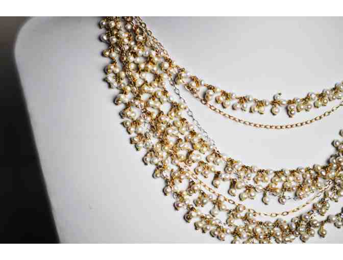 HANDMADE SEED PEARL NECKLACE (SILENT AUCTION LOT 17)