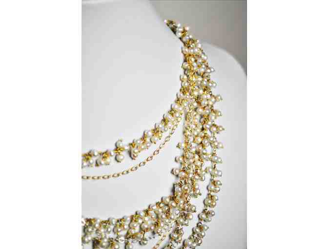 HANDMADE SEED PEARL NECKLACE (SILENT AUCTION LOT 17)