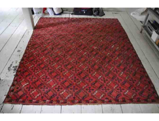 Antique Turkish Rug: 9'4' x 7'7'