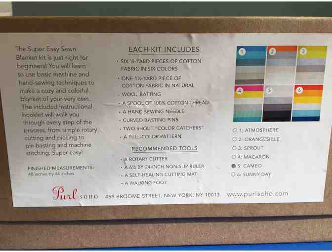 Super Easy Sewn Blanket Kit