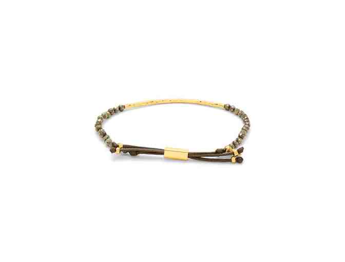 Gorjana Power Gemstone Bracelet (Strength) (Pyrite)