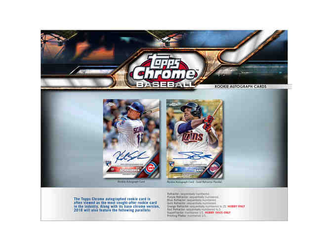 2016 Topps Chrome Baseball Hobby Box