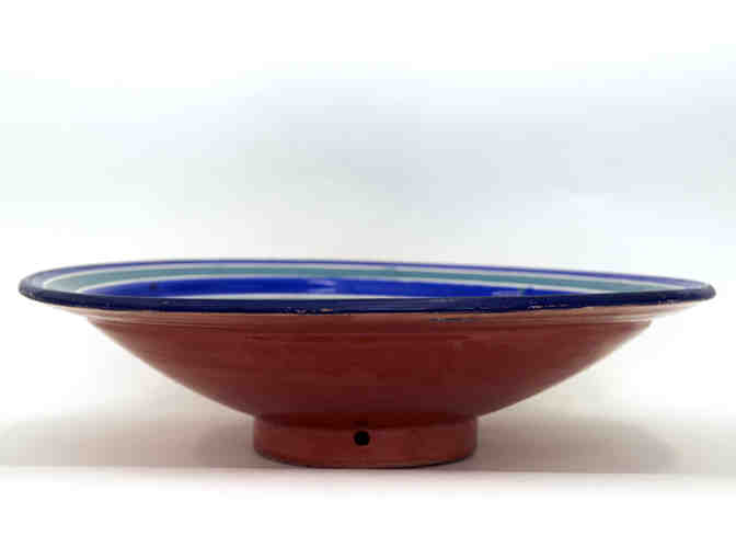 Hand Painted Large Pottery Plate