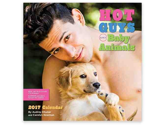 Hot Guys and Baby Animals book and calendar