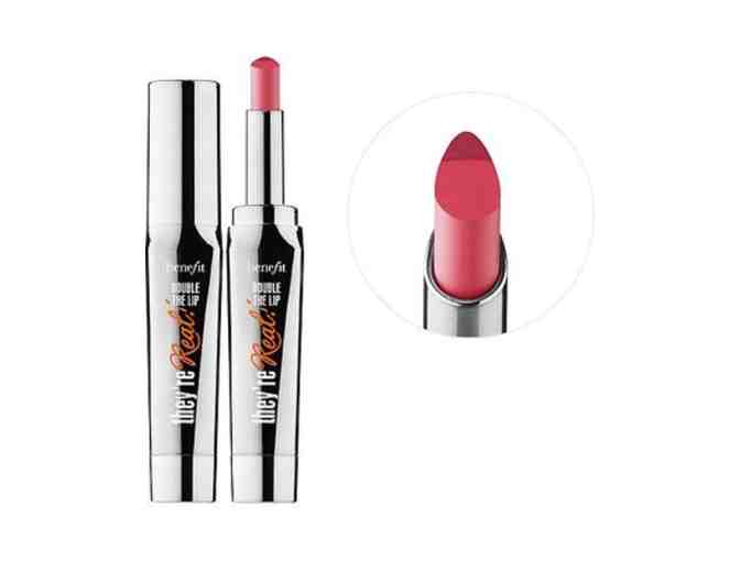 Benefits Cosmetics - 3pcs: (1) GALifornia powder blush + (2) they're real lip sticks
