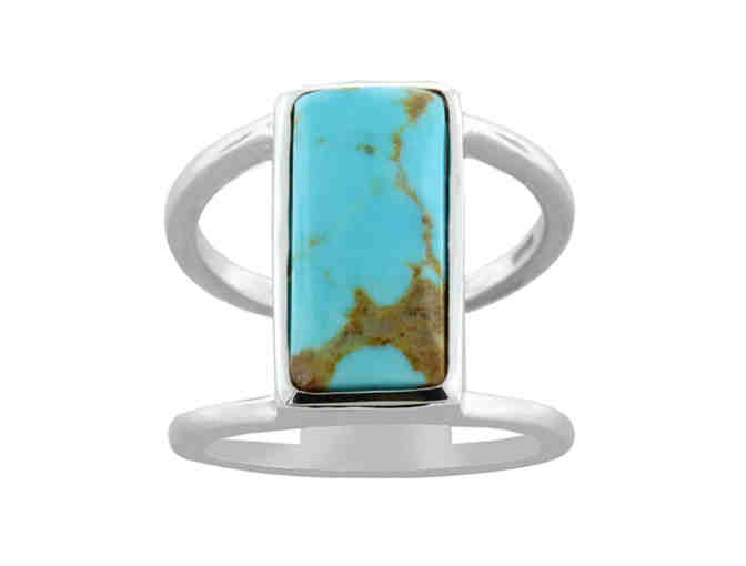 Turquoise Ring in sterling silver