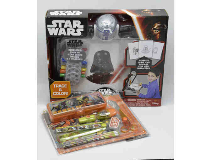 Disney Star Wars Trace & Color Projector and Stationery Set
