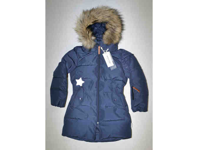 MINI A TURE Copenhagen Navy Blue Down Jacket - Girl Size 8