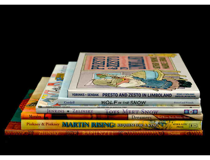 Children's Book Bundle + The Eric Carle Museum 'RAPUNZEL' Bag