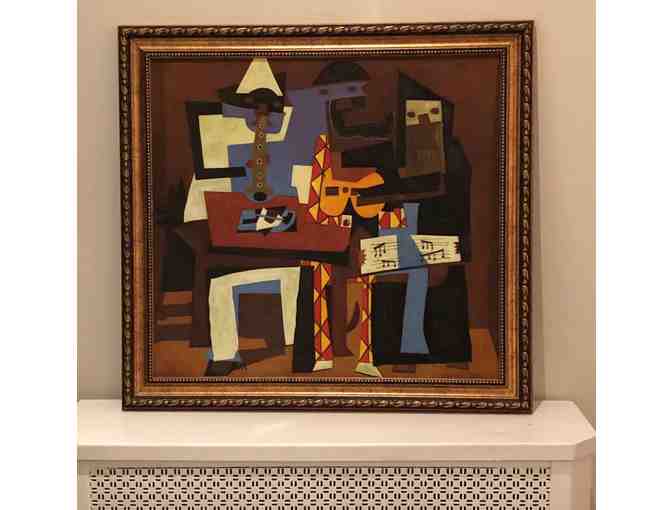 Pablo Picasso - Three Musicians Painting Reproduction