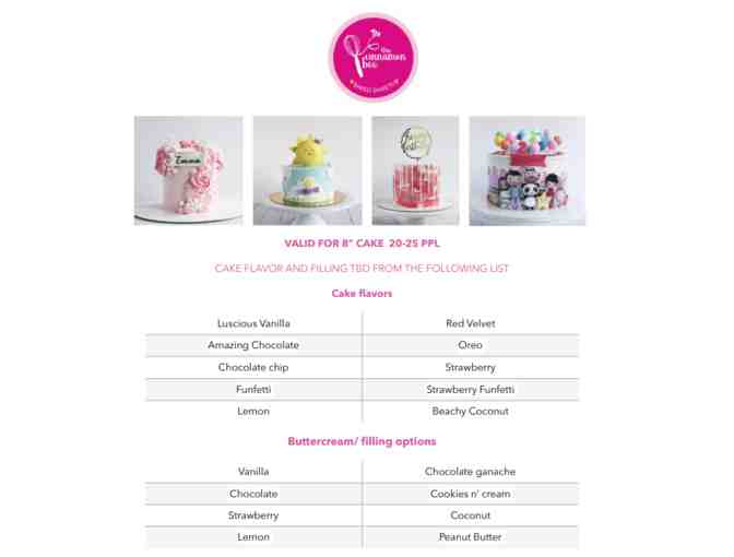 Custom 8' Cake by The Cinnamon Bee