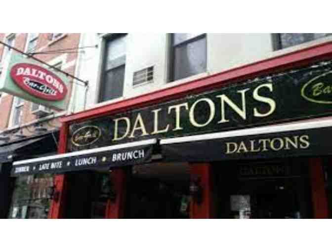 Daltons Bar and Grill: $100