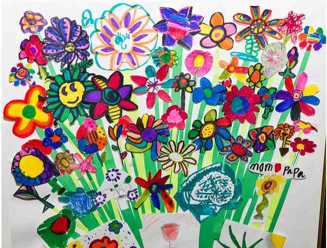 SECOND GRADE ART PROJECT: FLOWERS