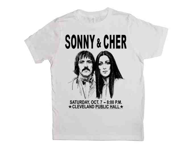 Sonny and Cher Fan Pack - (1) Tote and (1) Unisex Large T-Shirt