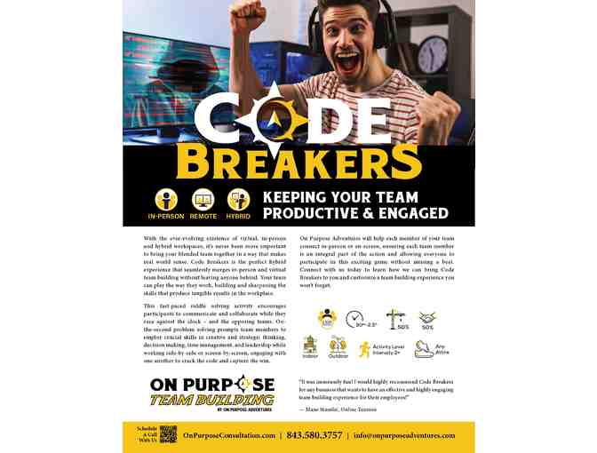 On Purpose Adventures Team Bonding Package