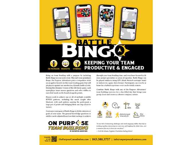 On Purpose Adventures Team Bonding Package