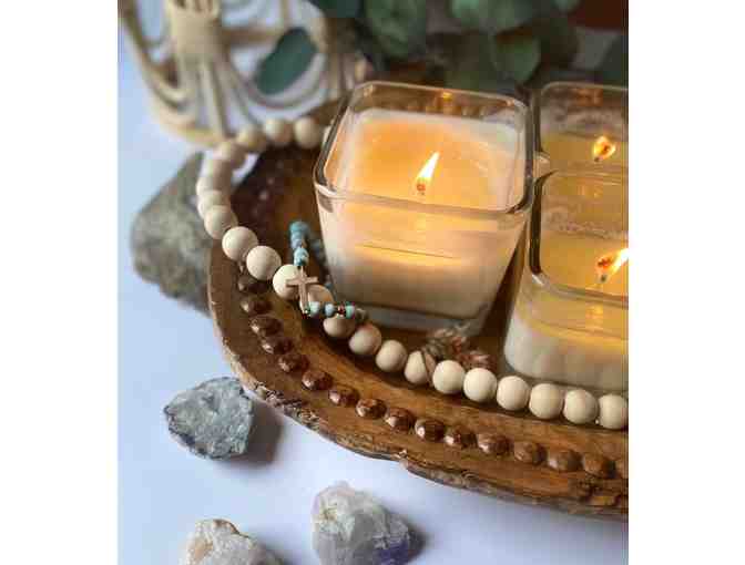 Spa and Self-Care Candle and Lotion Set