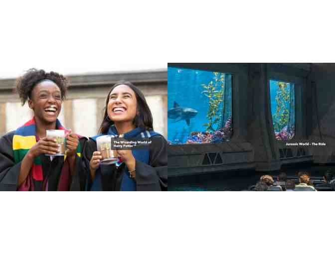 2 General Admission tickets to Universal Studios Hollywood