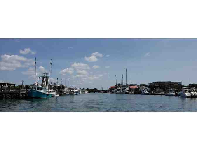 2 hour boat cruise on the Charleston Harbor for six guests!