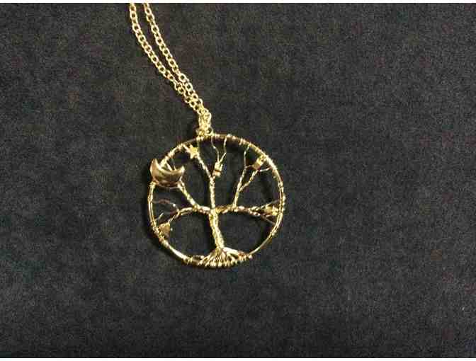 Tree and Stars Earrings and Necklace