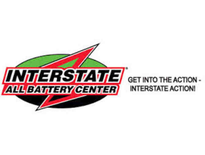 One Interstate Car Battery